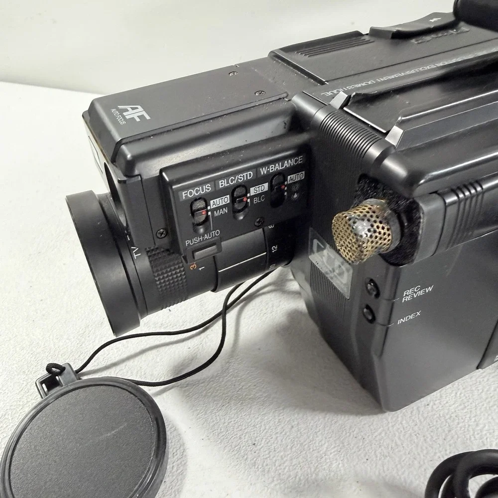 Sharp VL-C73C VHS-C Camcorder Video Camera POWERS ON AS IS READ
